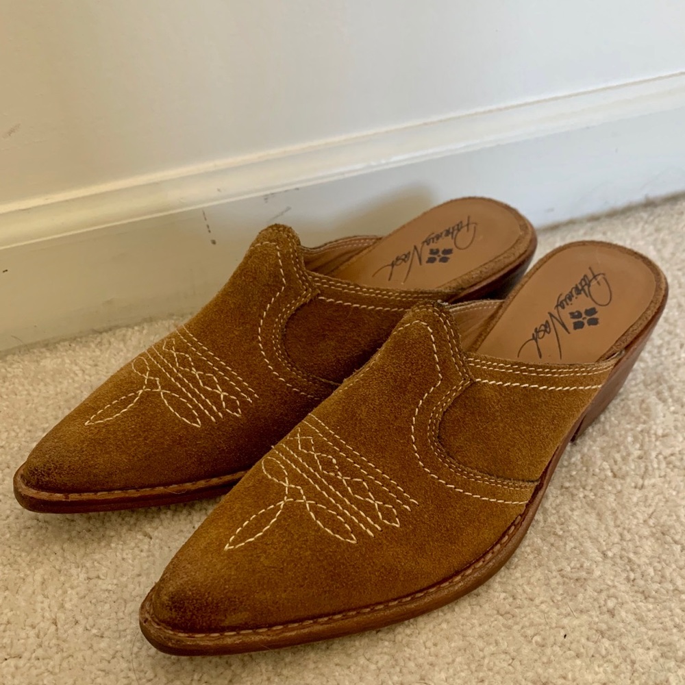 Patricia Nash Battista Slip-on Cowboy Boot Mule 7